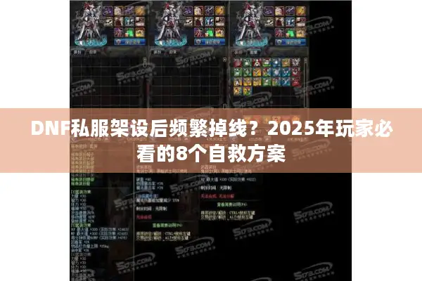 DNF私服架设后频繁掉线？2025年玩家必看的8个自救方案
