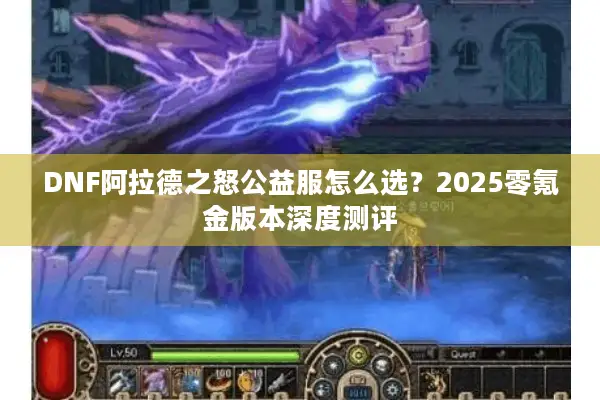 DNF阿拉德之怒公益服怎么选？2025零氪金版本深度测评