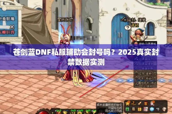 苍剑蓝DNF私服辅助会封号吗？2025真实封禁数据实测
