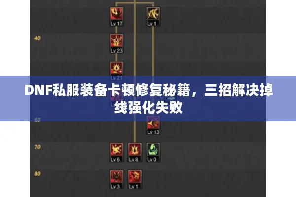 DNF私服装备卡顿修复秘籍，三招解决掉线强化失败