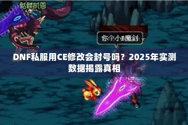 DNF私服用CE修改会封号吗？2025年实测数据揭露真相