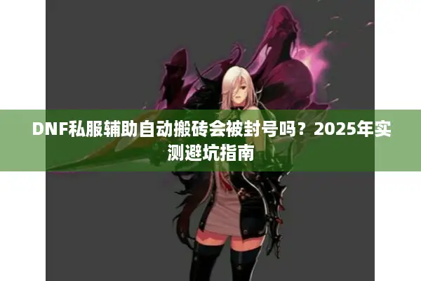 DNF私服辅助自动搬砖会被封号吗？2025年实测避坑指南