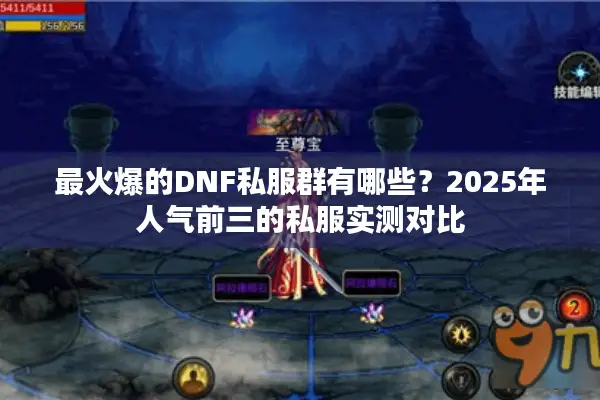 最火爆的DNF私服群有哪些？2025年人气前三的私服实测对比