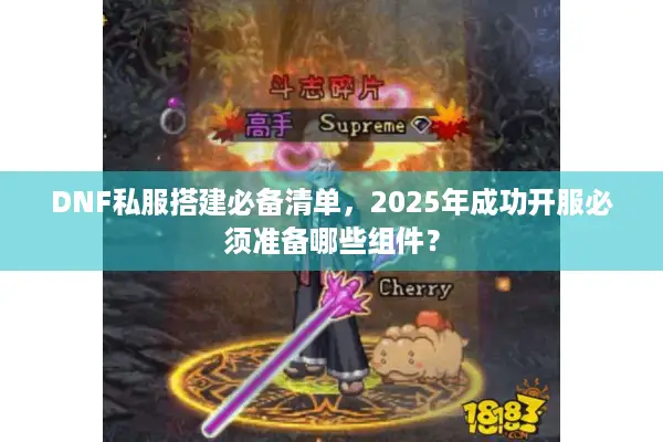 DNF私服搭建必备清单，2025年成功开服必须准备哪些组件？