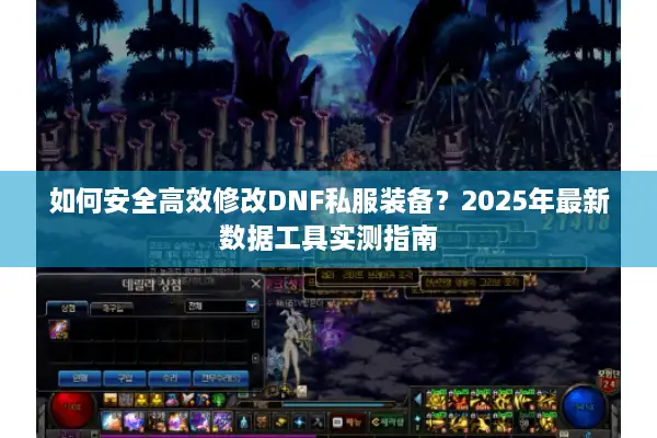如何安全高效修改DNF私服装备？2025年最新数据工具实测指南