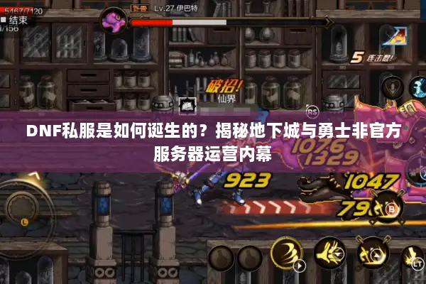 DNF私服是如何诞生的？揭秘地下城与勇士非官方服务器运营内幕