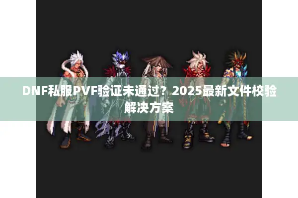 DNF私服PVF验证未通过？2025最新文件校验解决方案