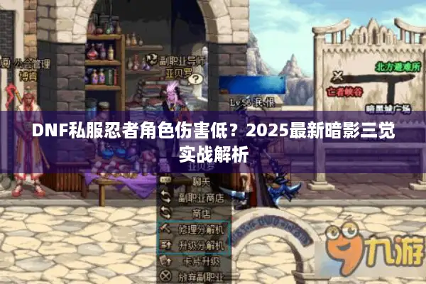 DNF私服忍者角色伤害低？2025最新暗影三觉实战解析