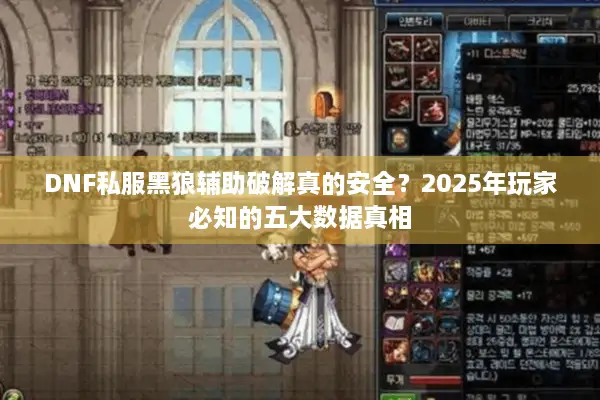DNF私服黑狼辅助破解真的安全？2025年玩家必知的五大数据真相
