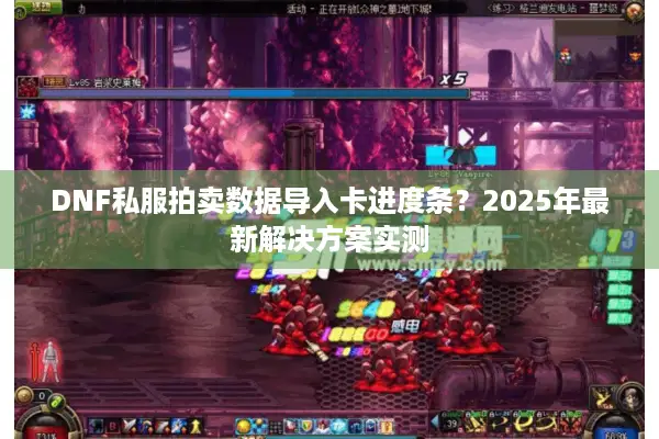 DNF私服拍卖数据导入卡进度条？2025年最新解决方案实测