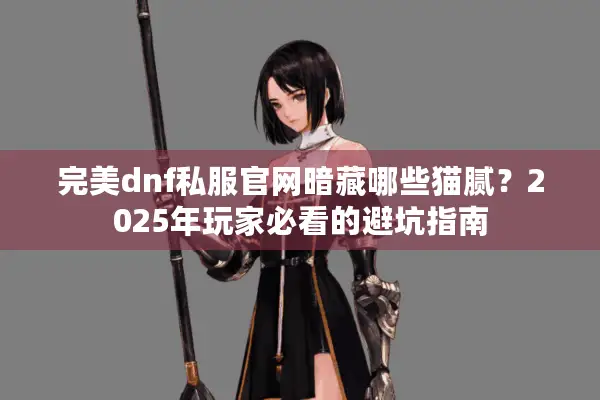 完美dnf私服官网暗藏哪些猫腻？2025年玩家必看的避坑指南