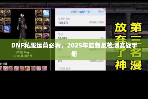 DNF私服运营必看，2025年最新反检测实战手册