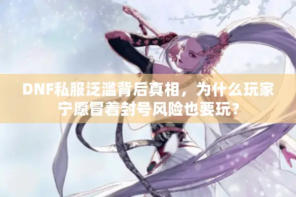 DNF私服泛滥背后真相，为什么玩家宁愿冒着封号风险也要玩？