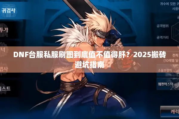 DNF台服私服刷图到底值不值得肝？2025搬砖避坑指南