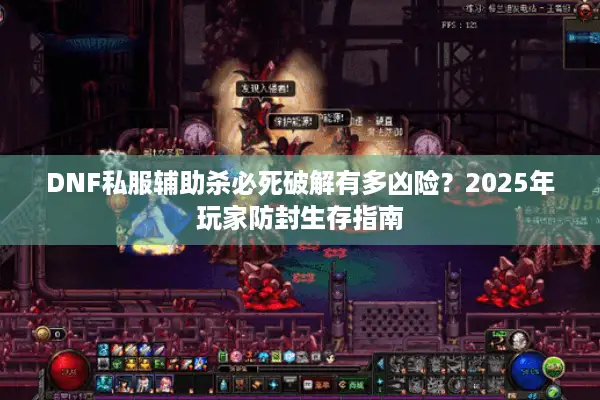 DNF私服辅助杀必死破解有多凶险？2025年玩家防封生存指南