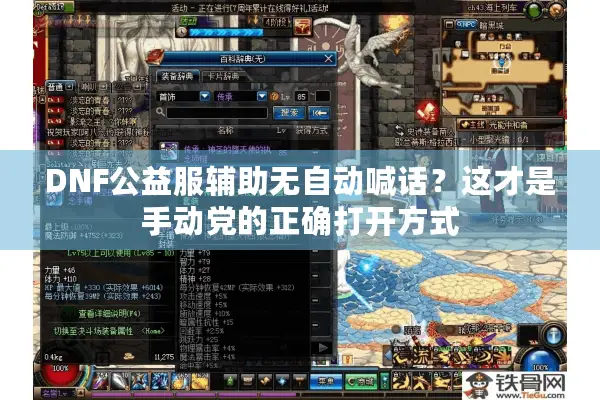 DNF公益服辅助无自动喊话？这才是手动党的正确打开方式