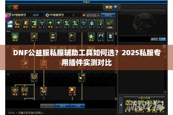 DNF公益服私服辅助工具如何选？2025私服专用插件实测对比