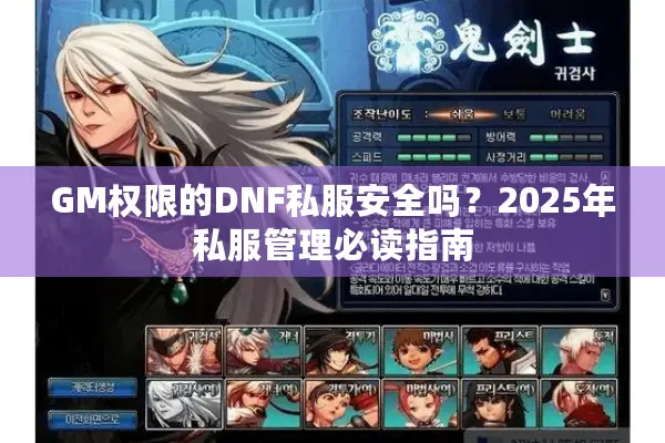 GM权限的DNF私服安全吗？2025年私服管理必读指南