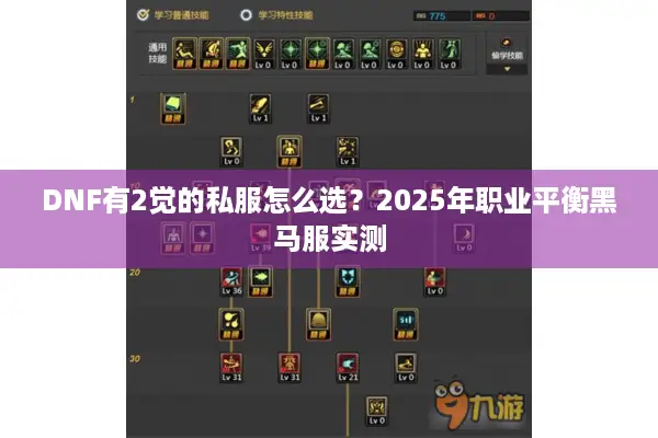 DNF有2觉的私服怎么选？2025年职业平衡黑马服实测