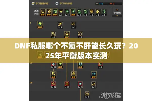 DNF私服哪个不氪不肝能长久玩？2025年平衡版本实测