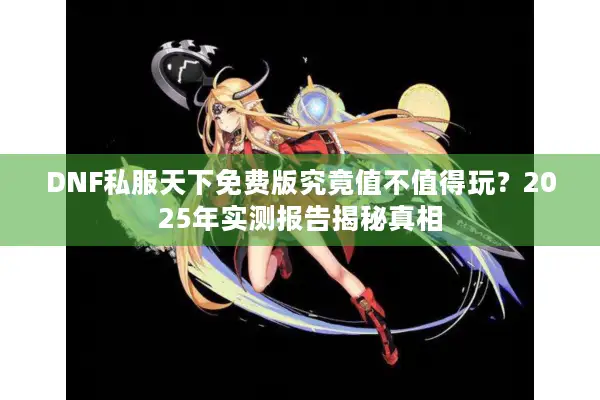 DNF私服天下免费版究竟值不值得玩？2025年实测报告揭秘真相