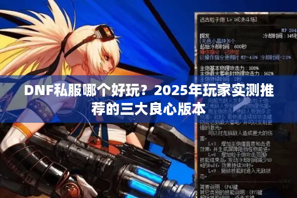 DNF私服哪个好玩？2025年玩家实测推荐的三大良心版本