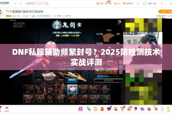 DNF私服辅助频繁封号？2025防检测技术实战评测