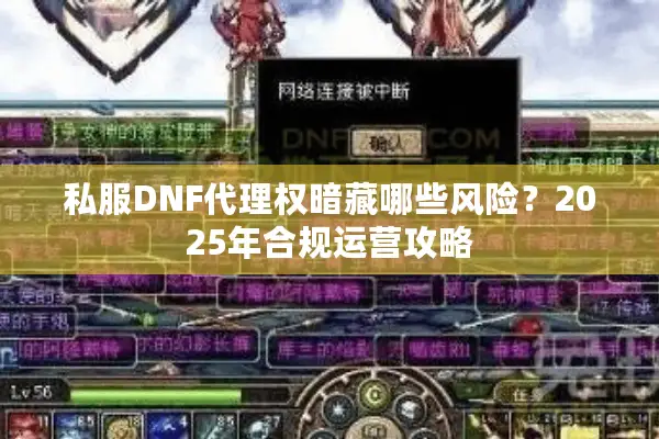 私服DNF代理权暗藏哪些风险？2025年合规运营攻略