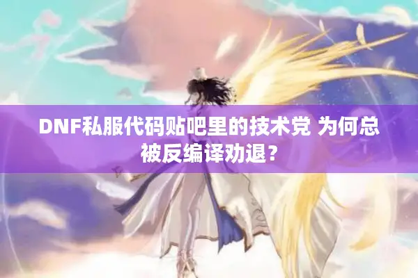 DNF私服代码贴吧里的技术党 为何总被反编译劝退？