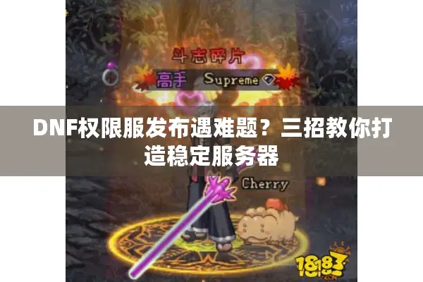 DNF权限服发布遇难题？三招教你打造稳定服务器