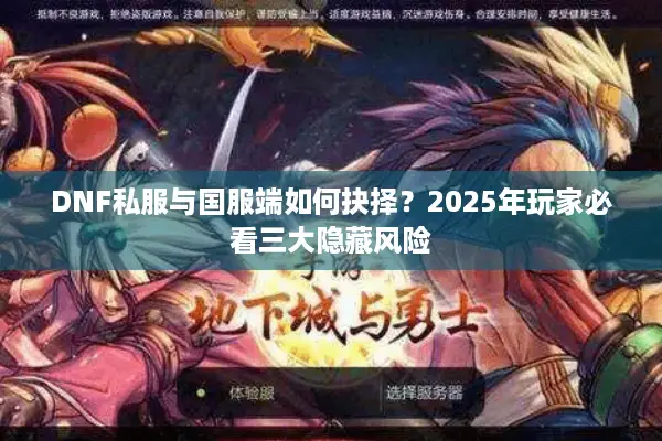 DNF私服与国服端如何抉择？2025年玩家必看三大隐藏风险