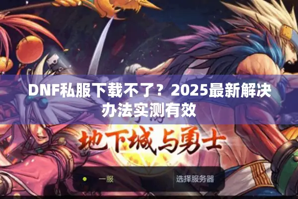 DNF私服下载不了？2025最新解决办法实测有效