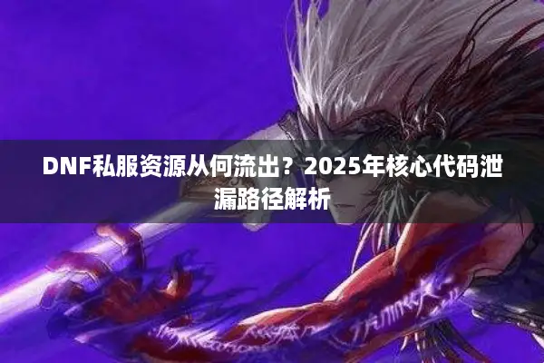 DNF私服资源从何流出？2025年核心代码泄漏路径解析