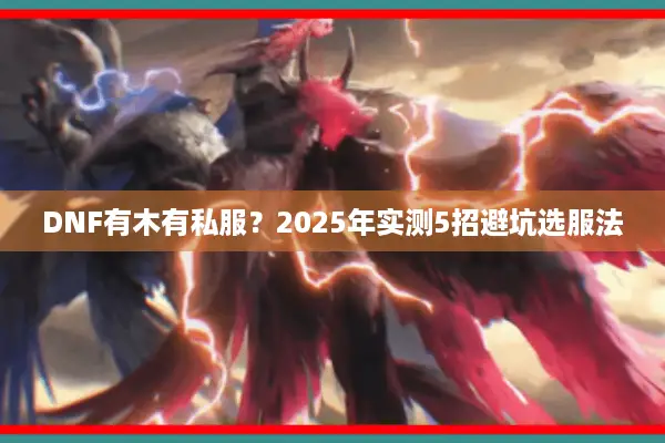DNF有木有私服？2025年实测5招避坑选服法