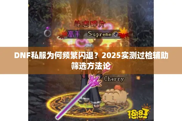 DNF私服为何频繁闪退？2025实测过检辅助筛选方法论