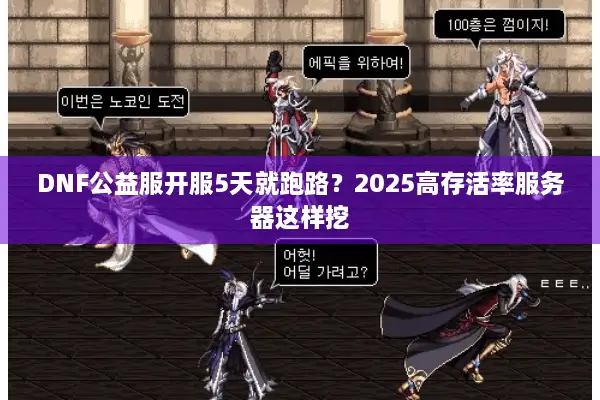 DNF公益服开服5天就跑路？2025高存活率服务器这样挖