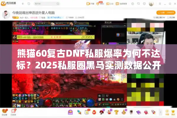 熊猫60复古DNF私服爆率为何不达标？2025私服圈黑马实测数据公开