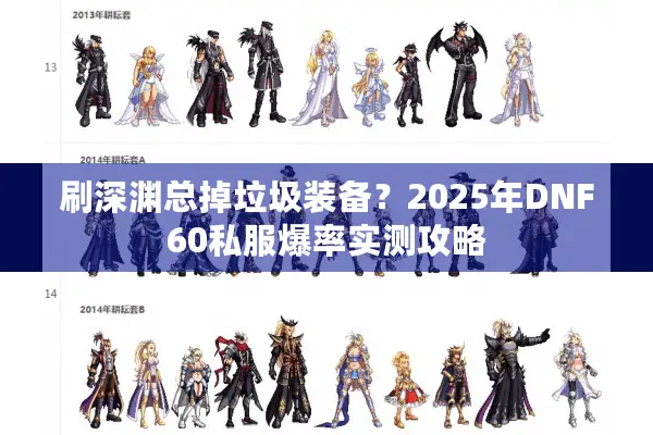刷深渊总掉垃圾装备？2025年DNF60私服爆率实测攻略