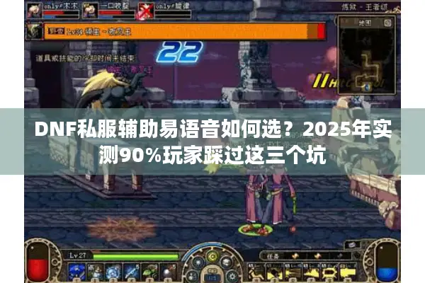 DNF私服辅助易语音如何选？2025年实测90%玩家踩过这三个坑