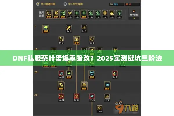 DNF私服茶叶蛋爆率暗改？2025实测避坑三阶法