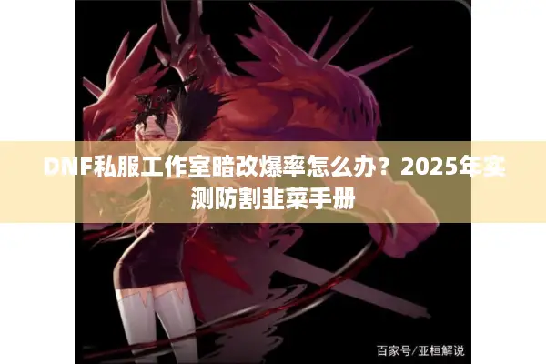 DNF私服工作室暗改爆率怎么办？2025年实测防割韭菜手册