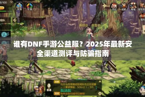 谁有DNF手游公益服？2025年最新安全渠道测评与防骗指南