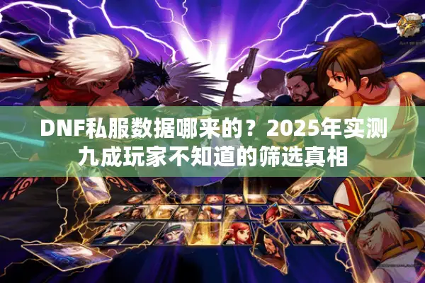 DNF私服数据哪来的？2025年实测九成玩家不知道的筛选真相