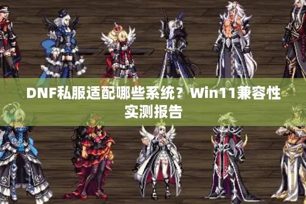 DNF私服适配哪些系统？Win11兼容性实测报告