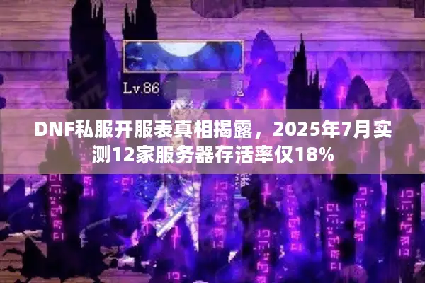 DNF私服开服表真相揭露，2025年7月实测12家服务器存活率仅18%