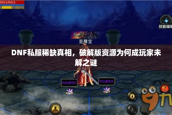 DNF私服稀缺真相，破解版资源为何成玩家未解之谜