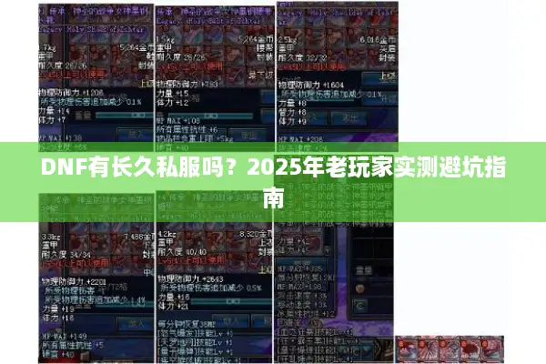 DNF有长久私服吗？2025年老玩家实测避坑指南