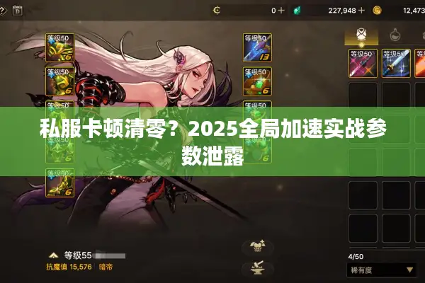 私服卡顿清零？2025全局加速实战参数泄露