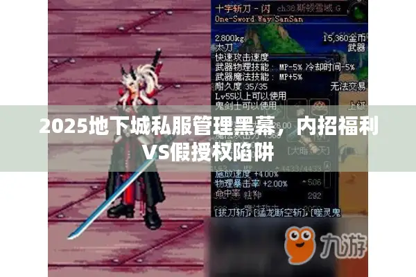 2025地下城私服管理黑幕，内招福利VS假授权陷阱