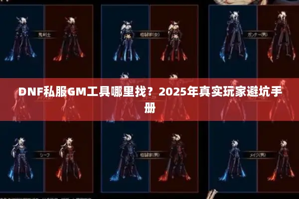 DNF私服GM工具哪里找？2025年真实玩家避坑手册